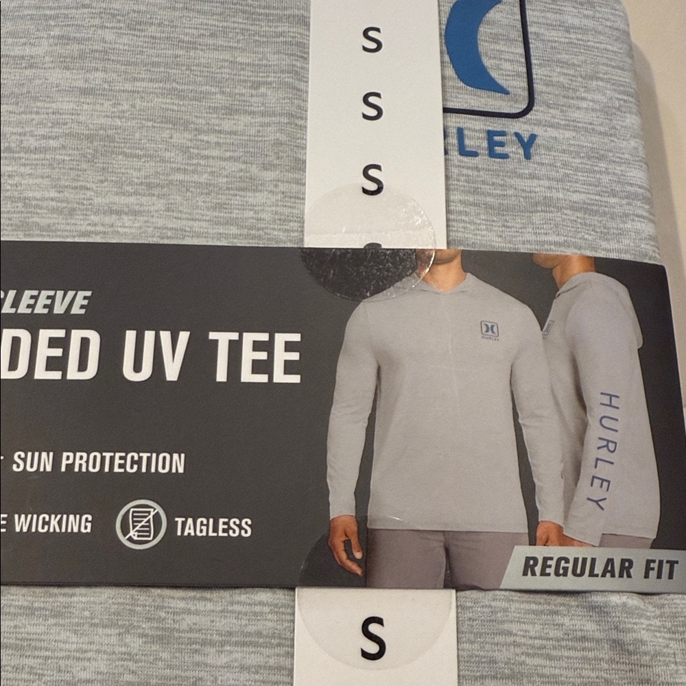 Hurley Light Gray Long Sleeve UV Tee